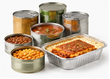 Canned food and ready meals